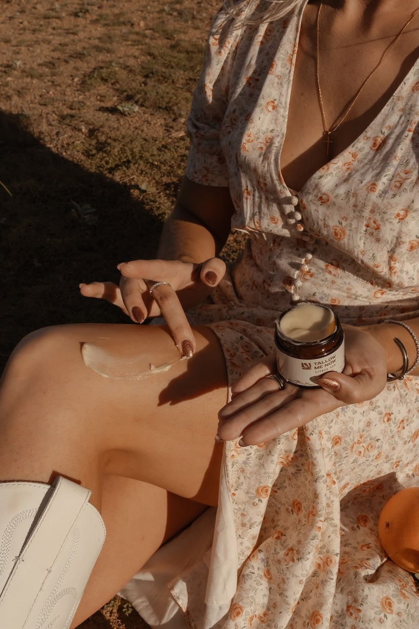 Citrus Whipped Tallow Body Cream – Lightweight Moisturizer