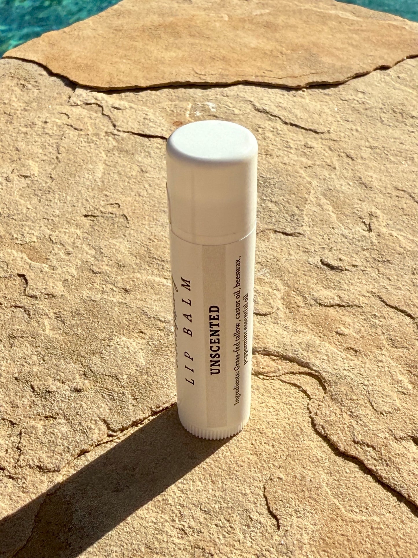 Unscented Tallow Lip Balm