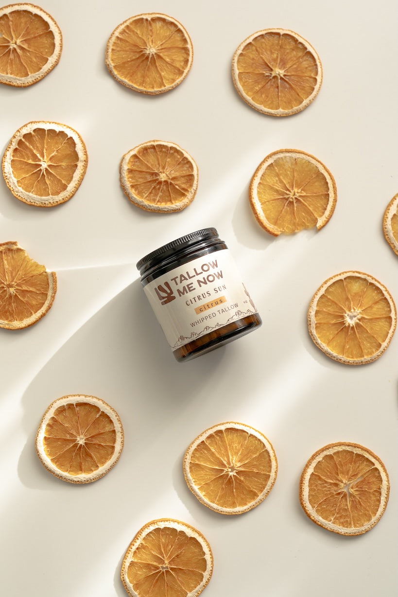 Citrus Whipped Tallow Body Cream – Lightweight Moisturizer