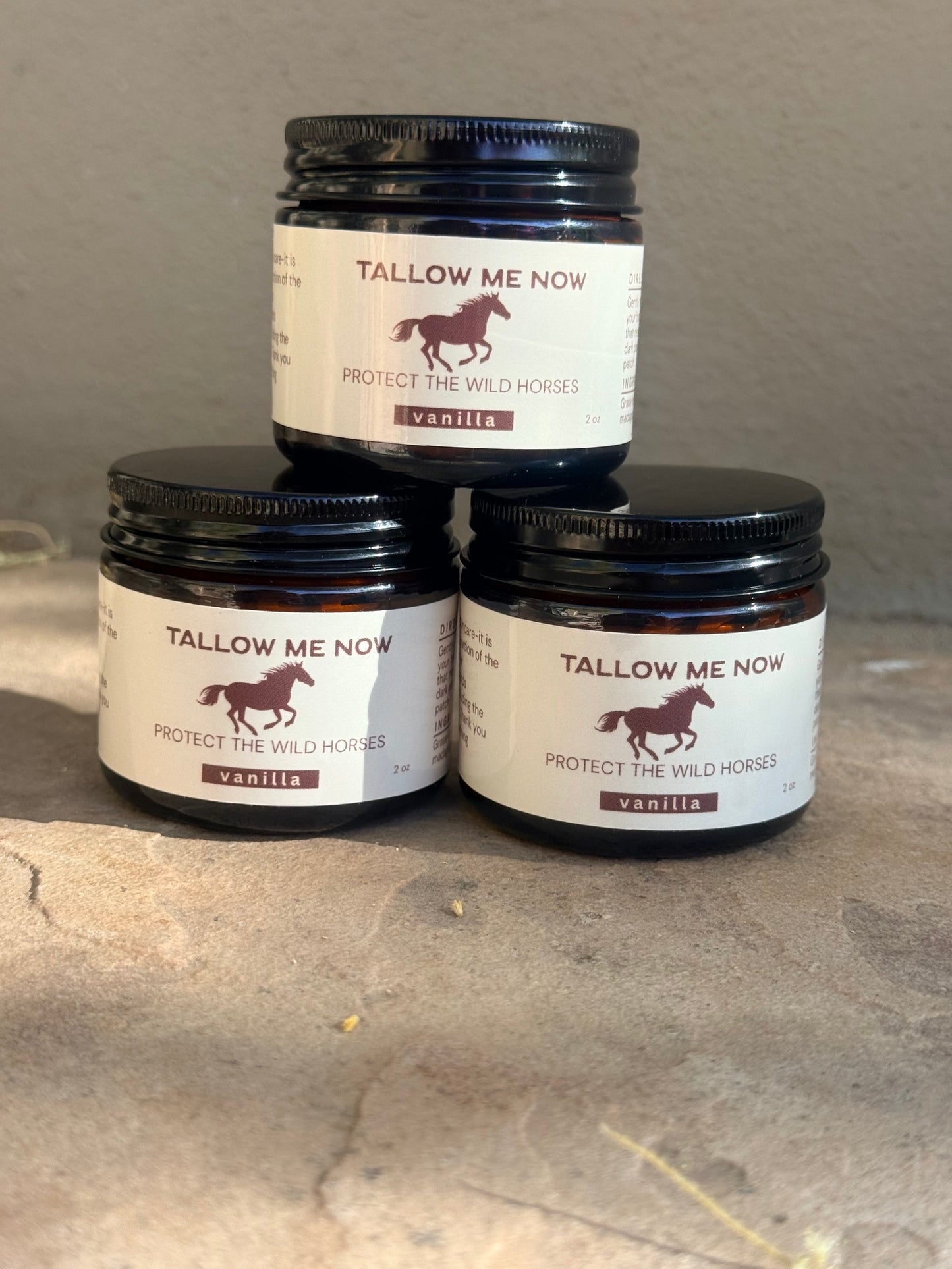 Vanilla whipped tallow body moisturizer